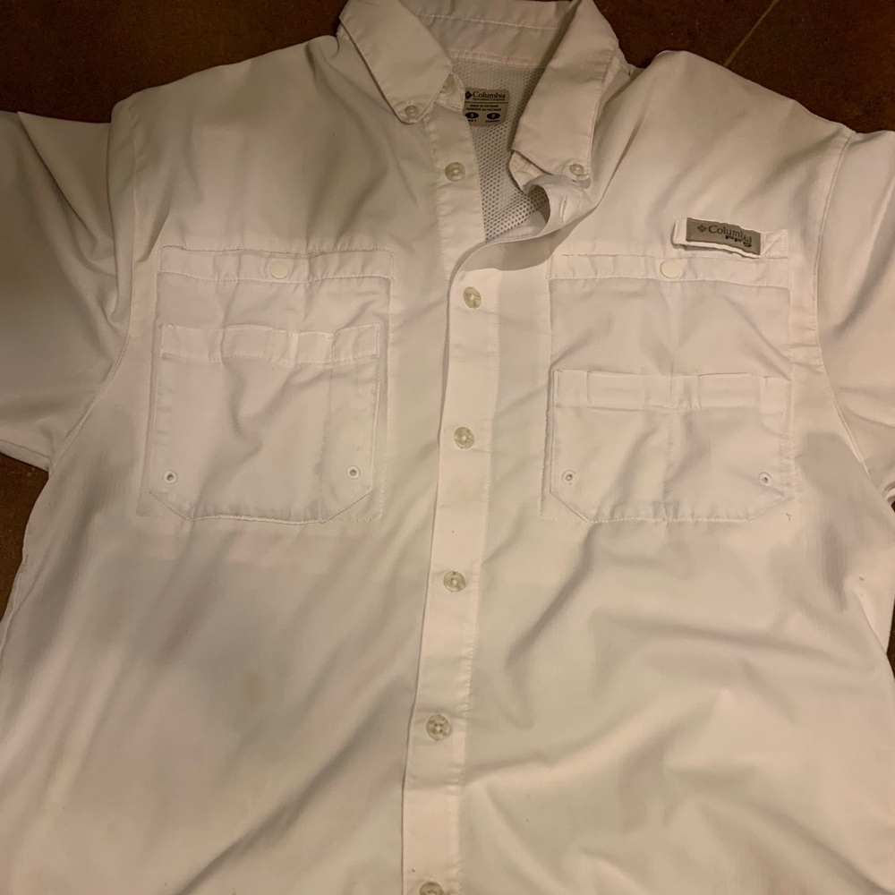 Columbia Short Sleeve Fishing Shirt